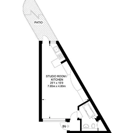 Studio Apartment - Entire Lower Ground Floor - Only 7 Mins Walk Kings Cross St Pancras Station London Exterior photo